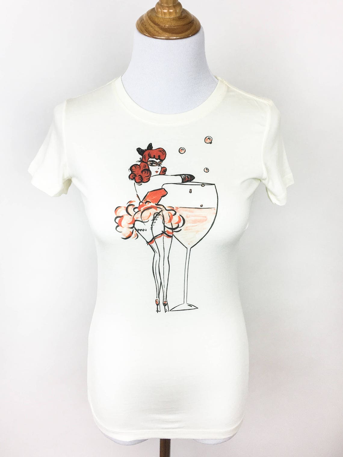 Cheeky Martini tee - ivory - Dotty&Dan