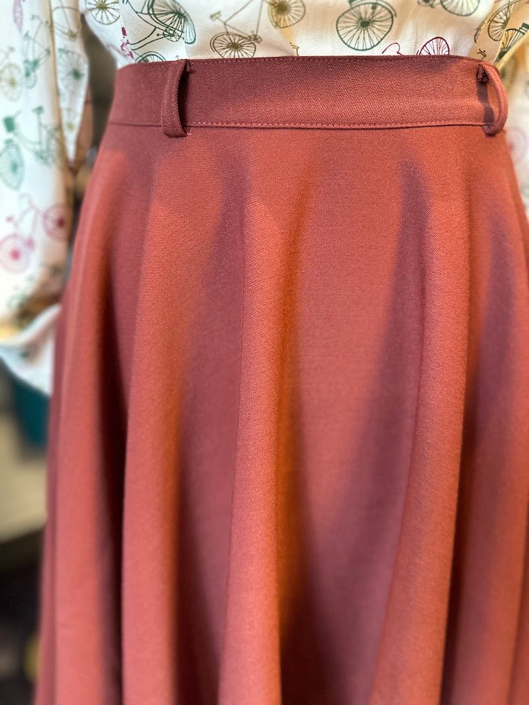 Circle Skirt Gabardine - terra - Dotty&Dan