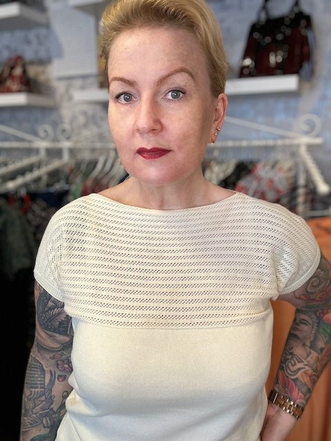 Retro Sweater - creme - Dotty&Dan