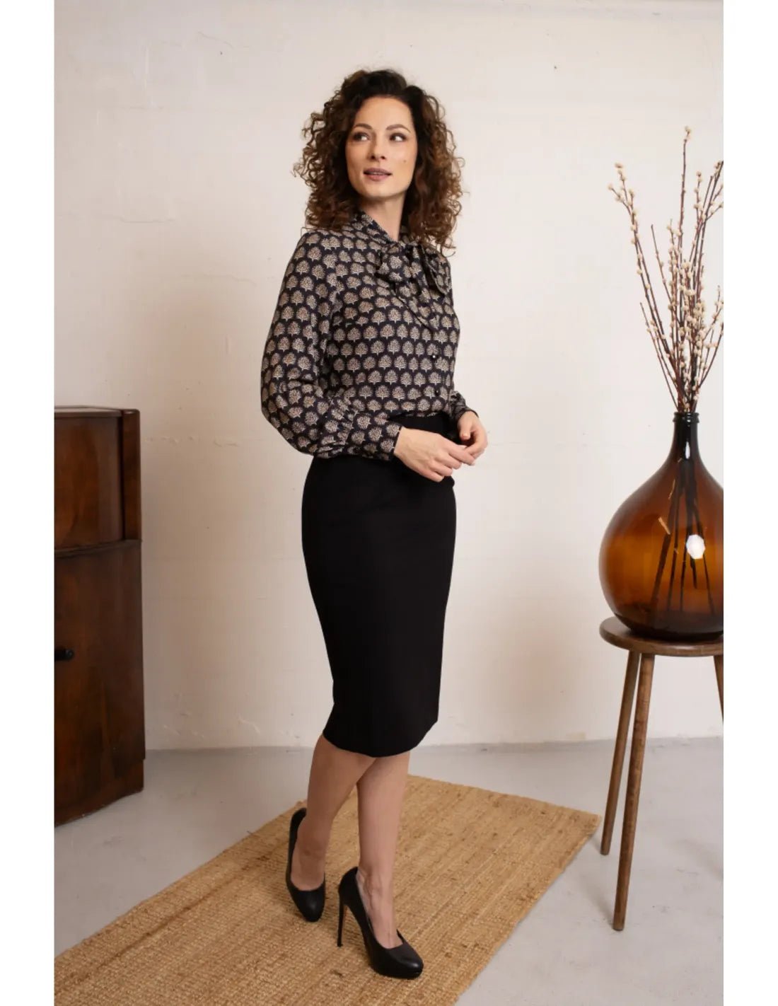 Classic Pencil Skirt - black - Dotty&Dan