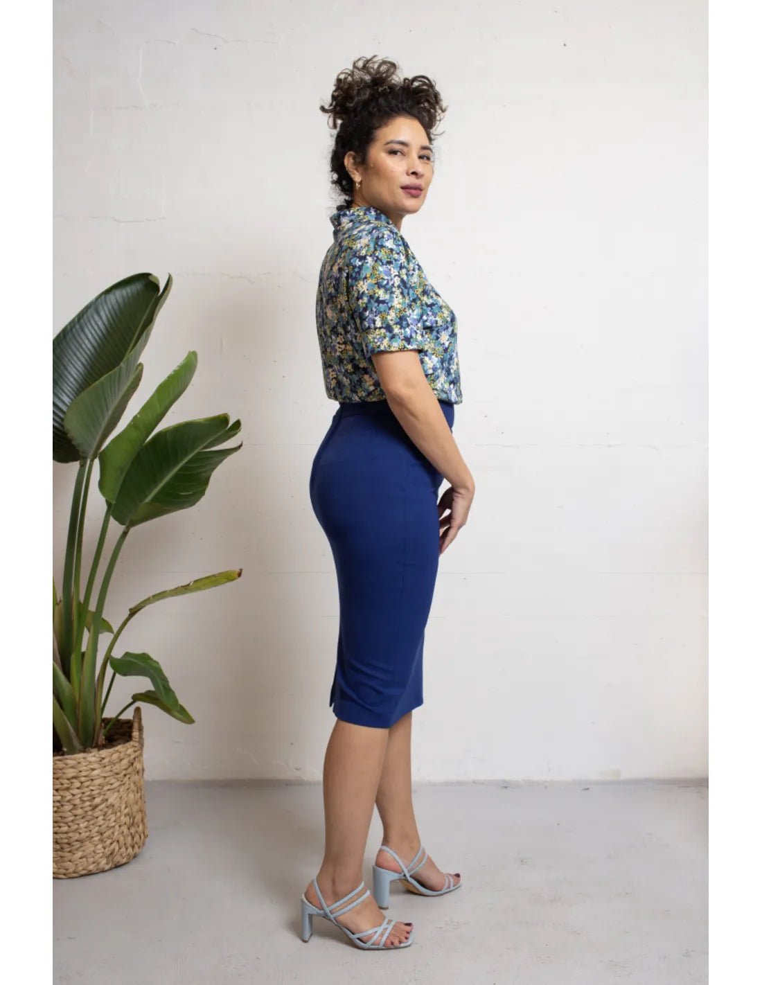 Classic Pencil Skirt - regal blue - Dotty&Dan