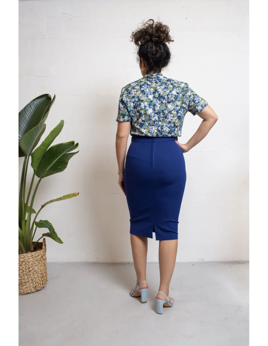 Classic Pencil Skirt - regal blue - Dotty&Dan