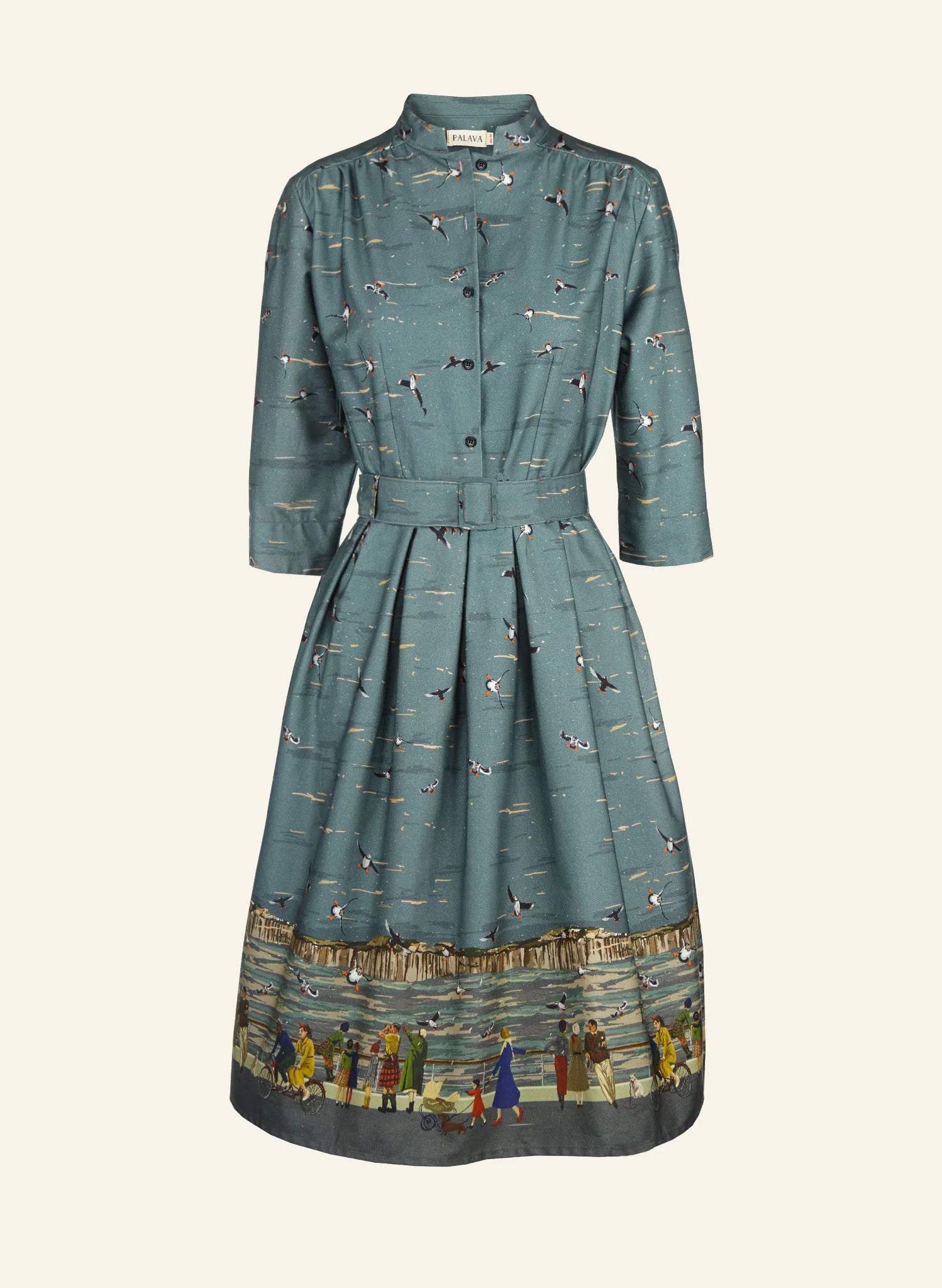 Cynthia - Teal loch ness dress