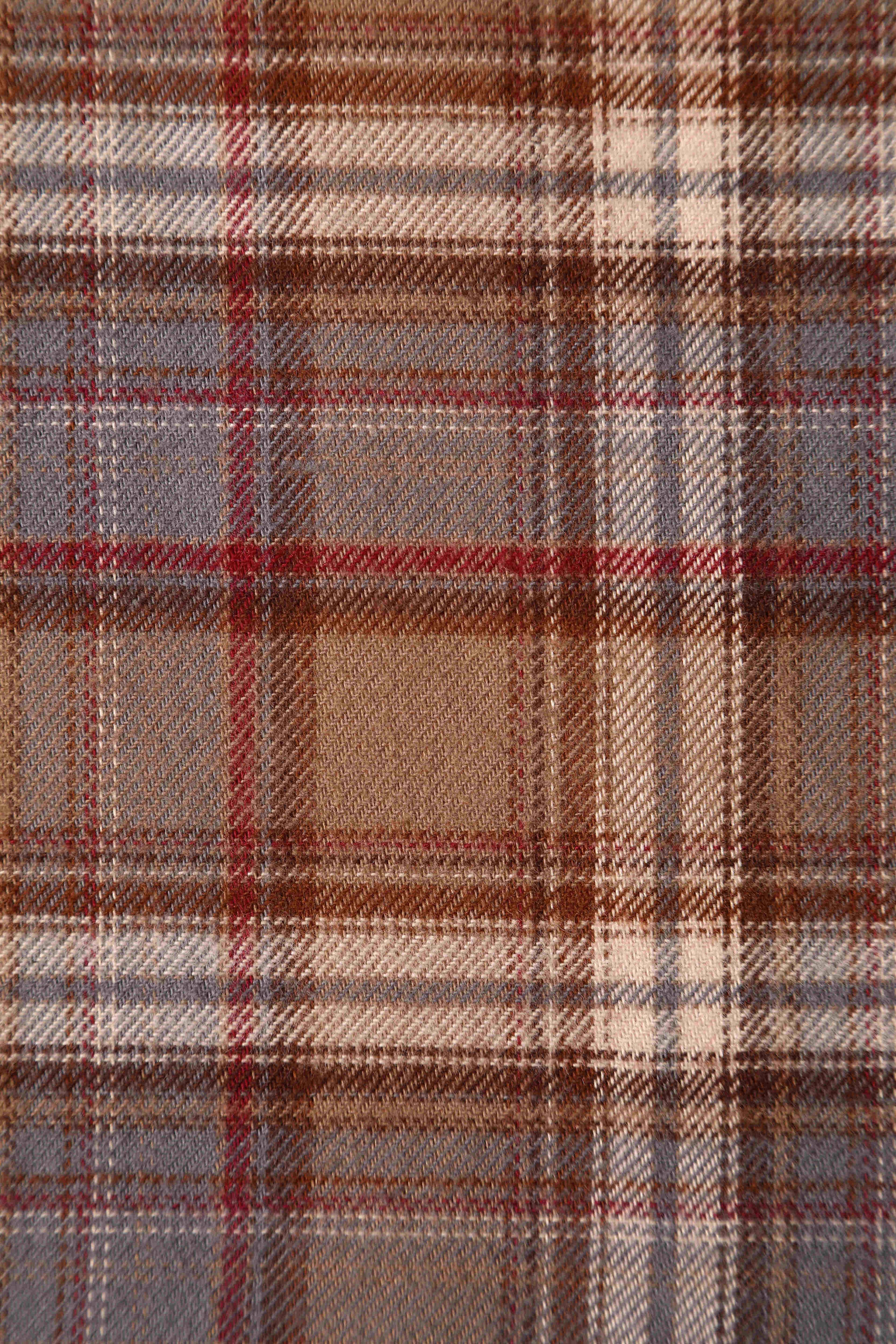 Tartan Hemdkleid - Penelope braun/kariert - Dotty&Dan
