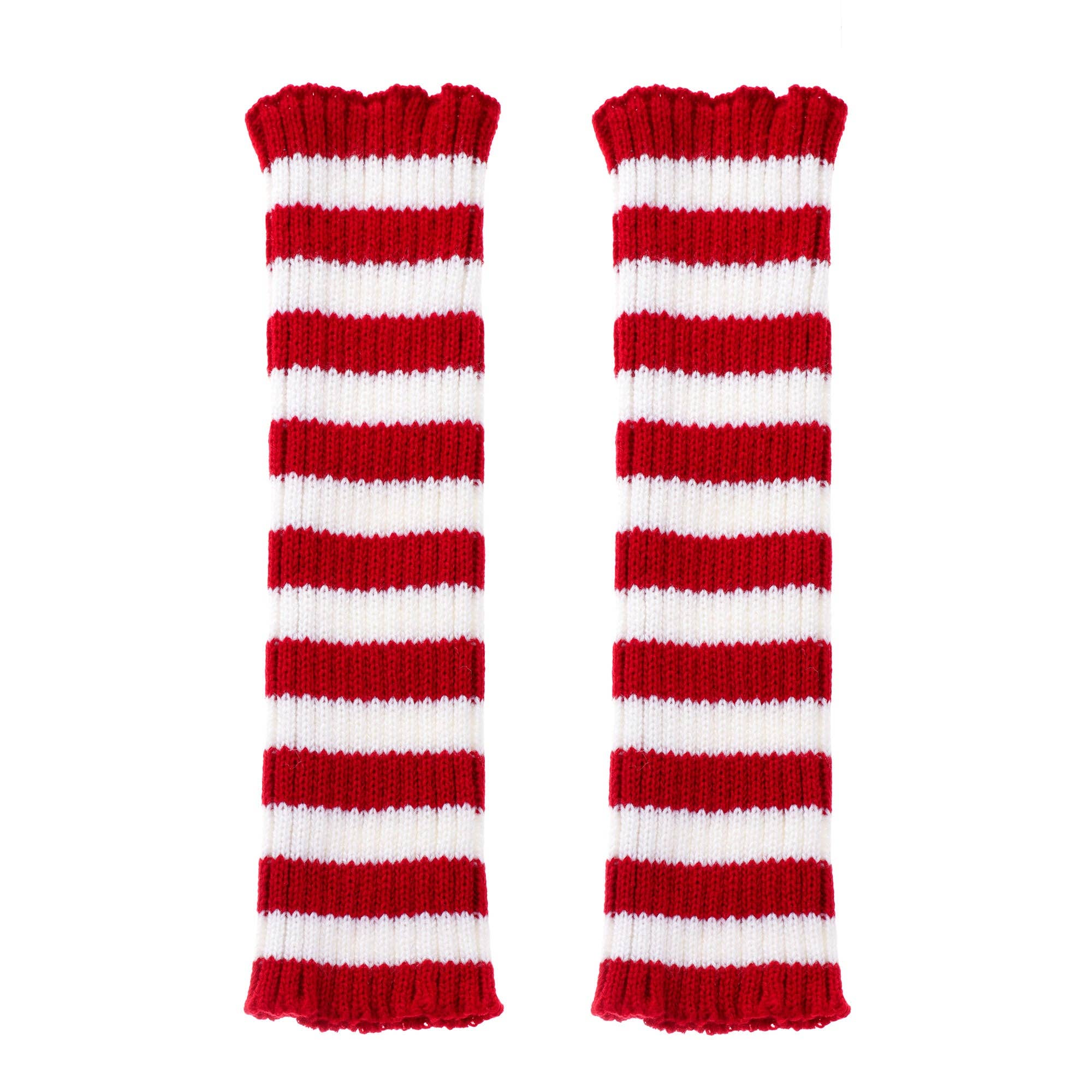 Snazzy Santa Beinstulpen mit weihnachtsmotiv in Rot, produktansicht