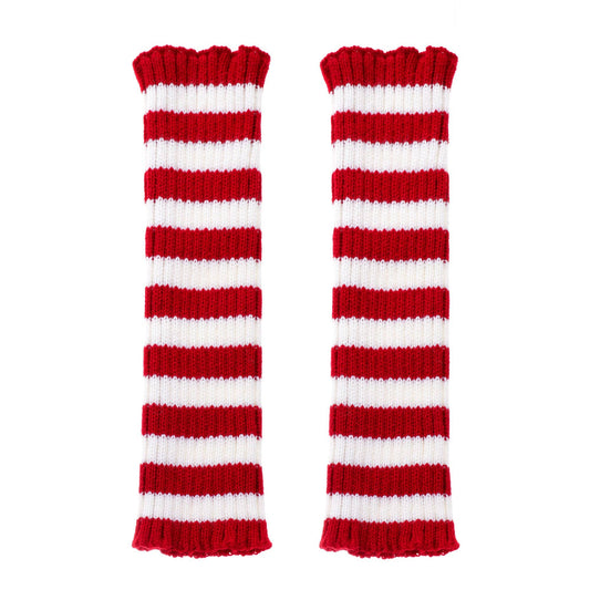Snazzy Santa Beinstulpen mit weihnachtsmotiv in Rot, produktansicht