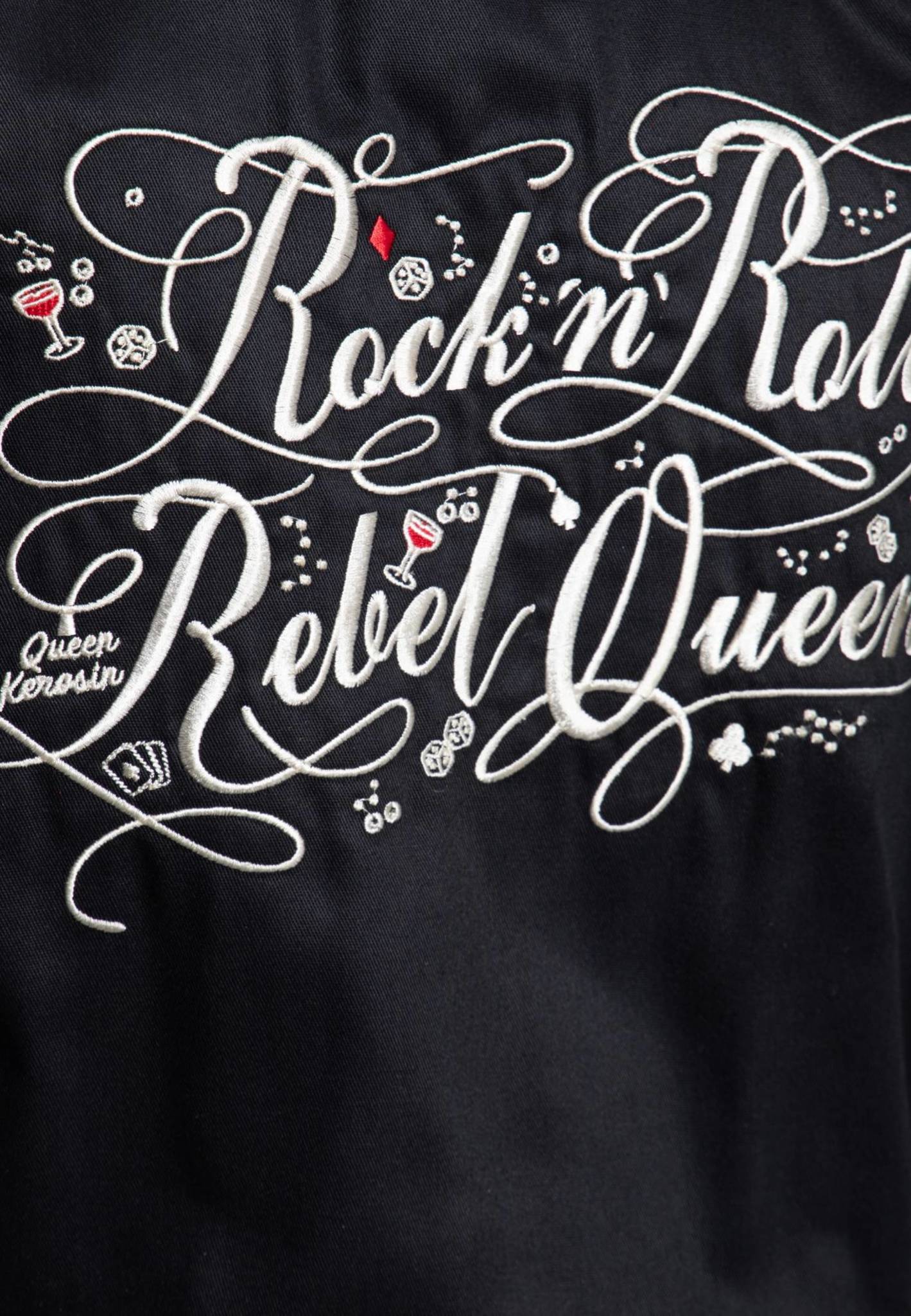 Damen Garbadin Jacke - Rockn Roll Rebel Queen - Dotty&Dan