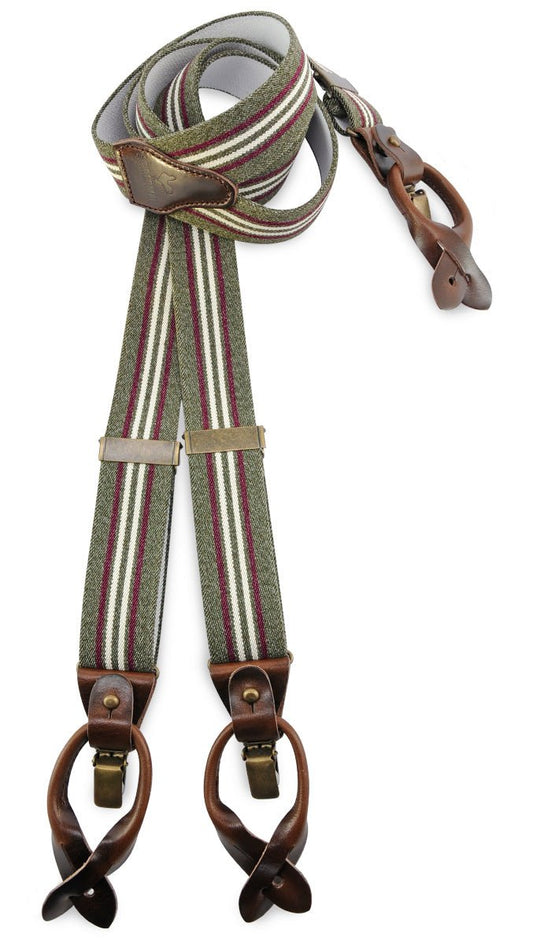 Deluxe Hosenträger Dock Worker - green - Dotty&Dan