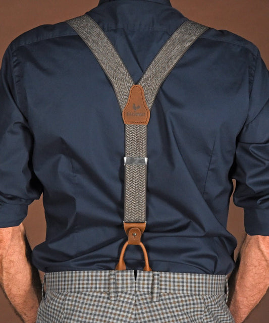 Deluxe Hosenträger Fischgrätmuster - Dotty&Dan