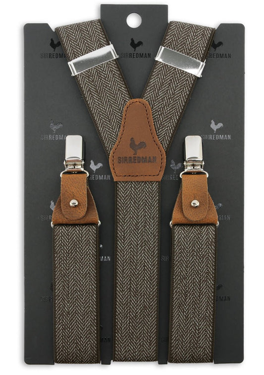 Deluxe Hosenträger Fischgrätmuster - Dotty&Dan