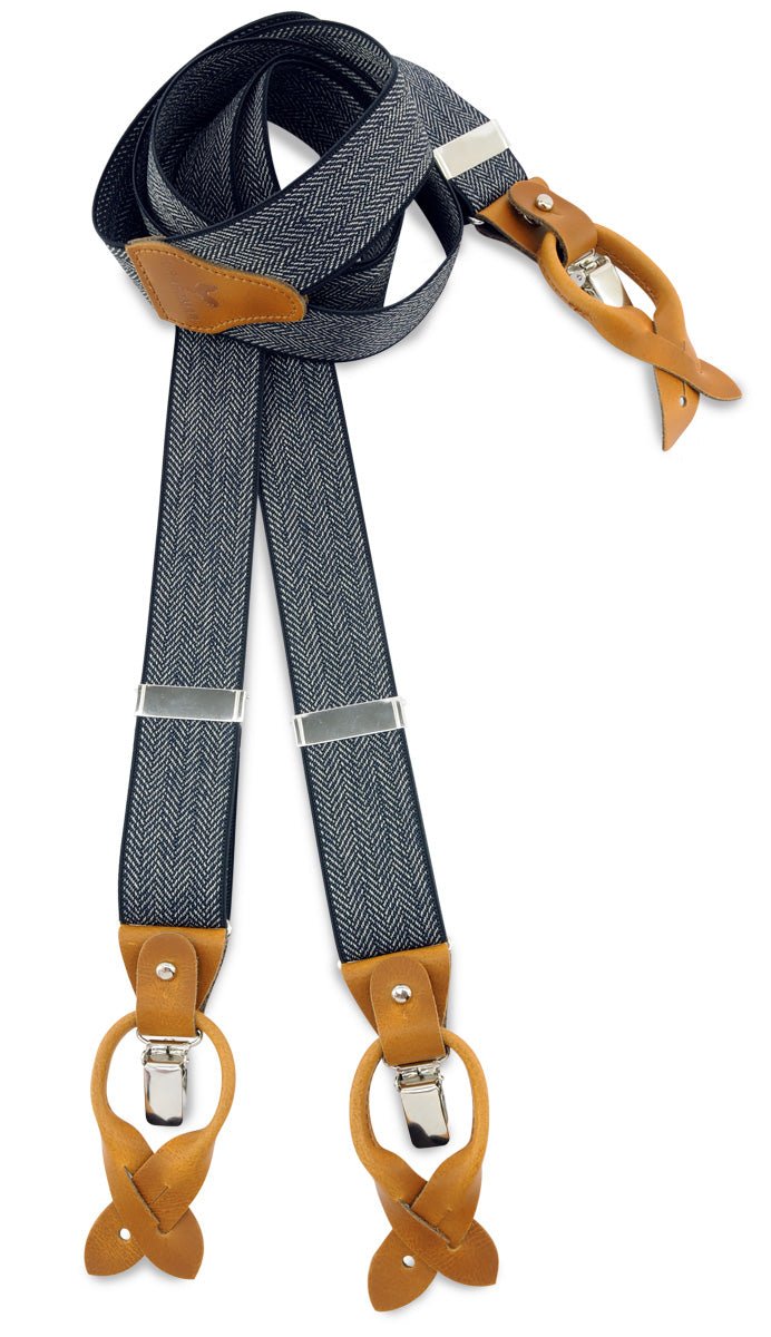 Deluxe Hosenträger Fischgrätmuster - Dotty&Dan