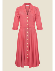 D'Laine Dress - petrol gabardine
