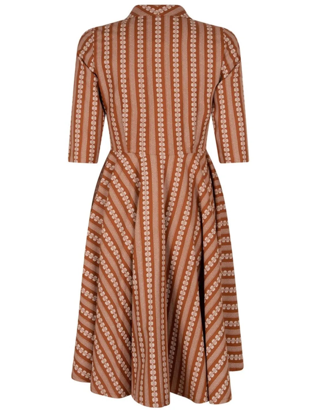 D´Laine Dress Viyella Terra - orange - Dotty&Dan