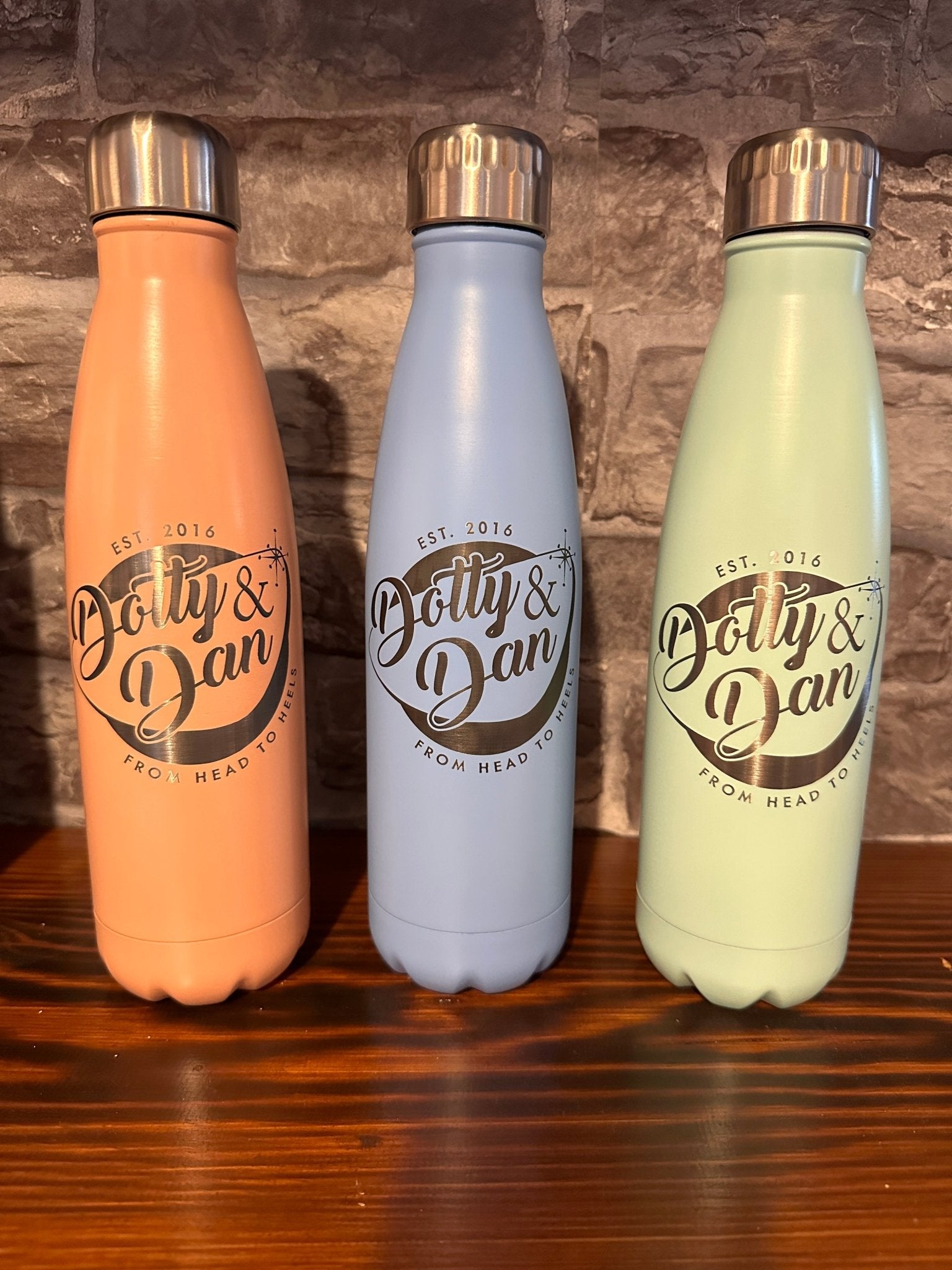 Dotty&Dan Thermosflasche aus Edelstahl - pastell - Dotty&Dan