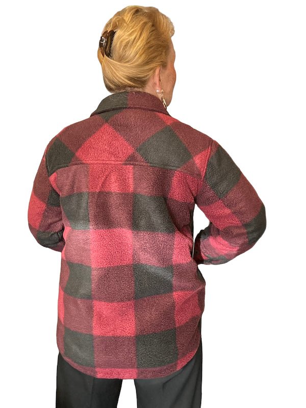 Durham Arctic Fleece Jacket - dark burgundy - Dotty&Dan