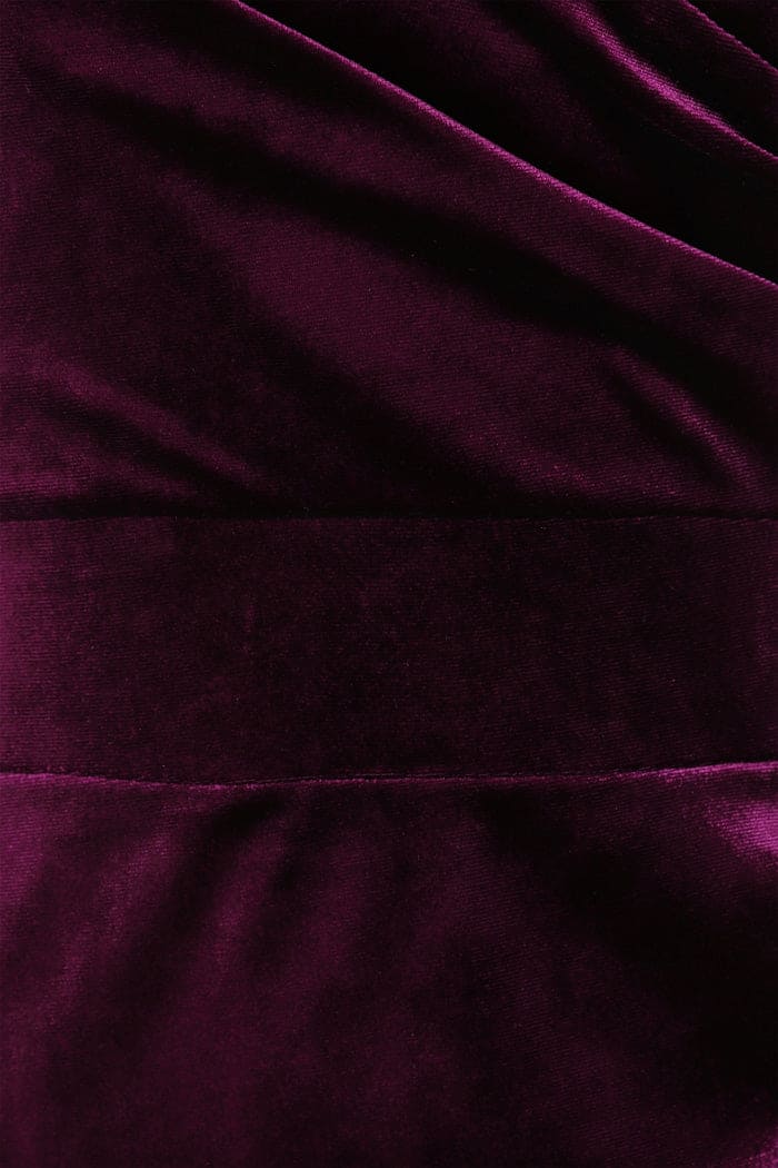 Elsie Dress - plum velvet - Dotty&Dan