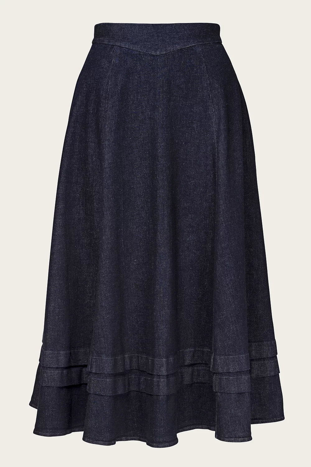 The Tireless Trailblazer Skirt - Organic raw heavy denim - Dotty&Dan
