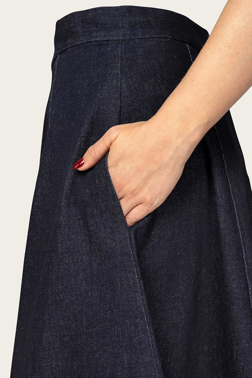 The Tireless Trailblazer Skirt - Organic raw heavy denim - Dotty&Dan
