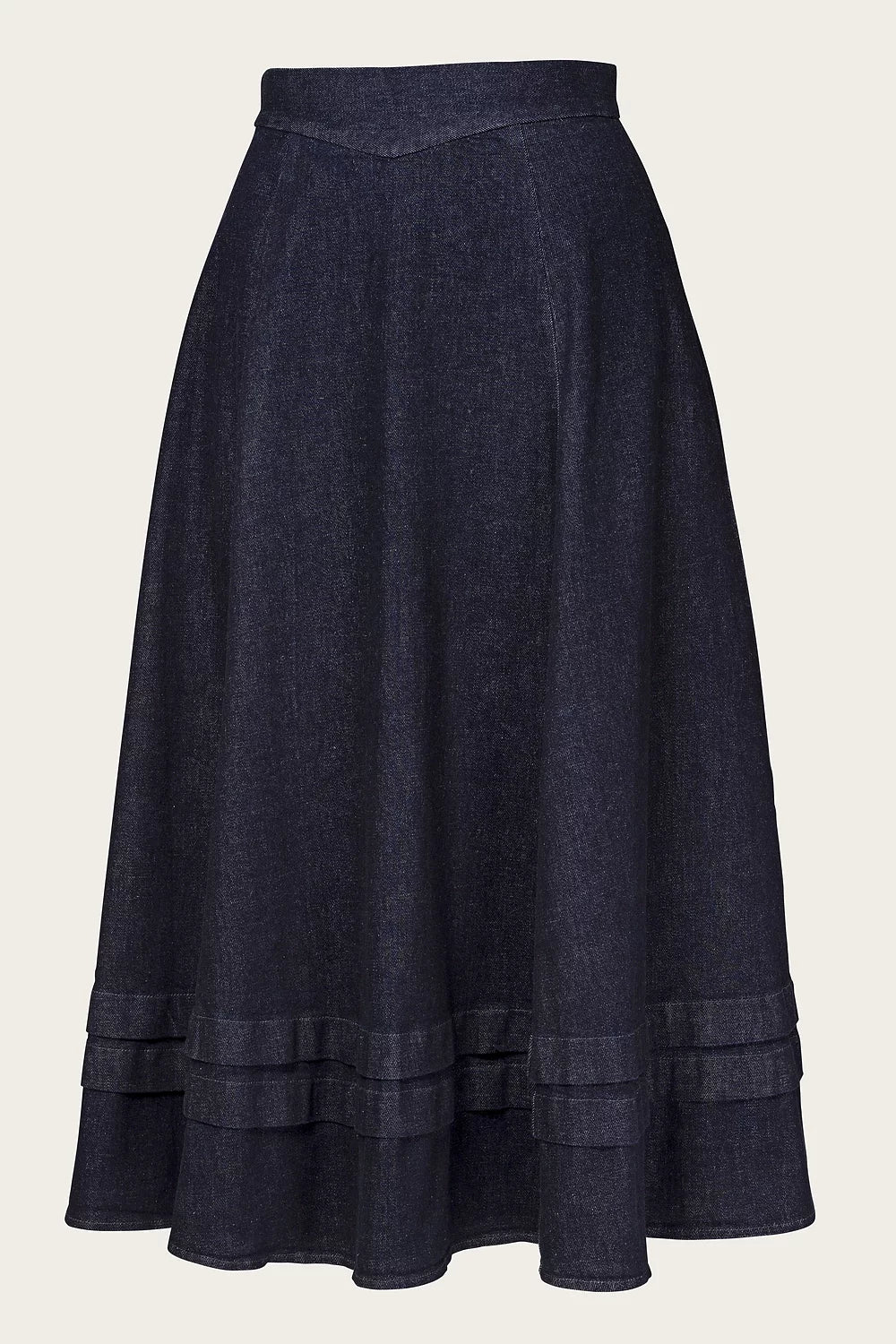 The Tireless Trailblazer Skirt - Organic raw heavy denim - Dotty&Dan
