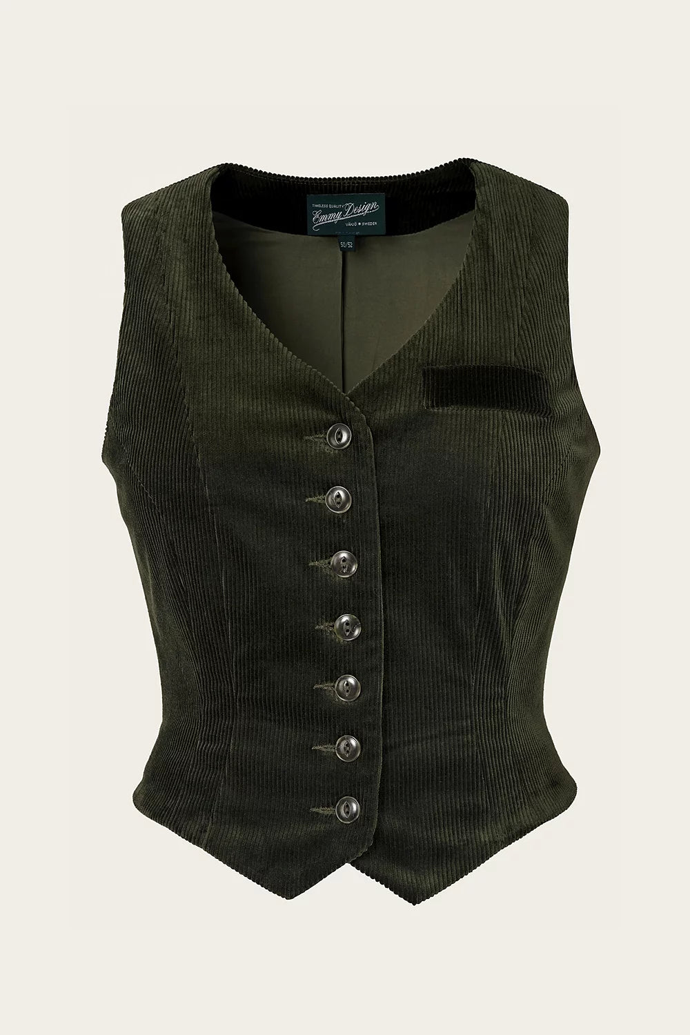 The Suit Up Waistcoat - forest green cord - Dotty&Dan