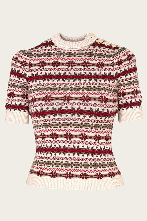 emmy design Fair Isle Top Holiday Edition