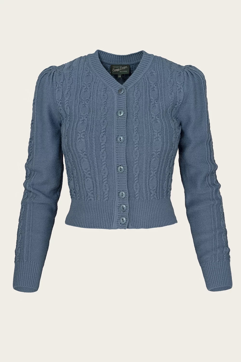 Ice Skater Cardigan pale indigo melange Vorderansicht