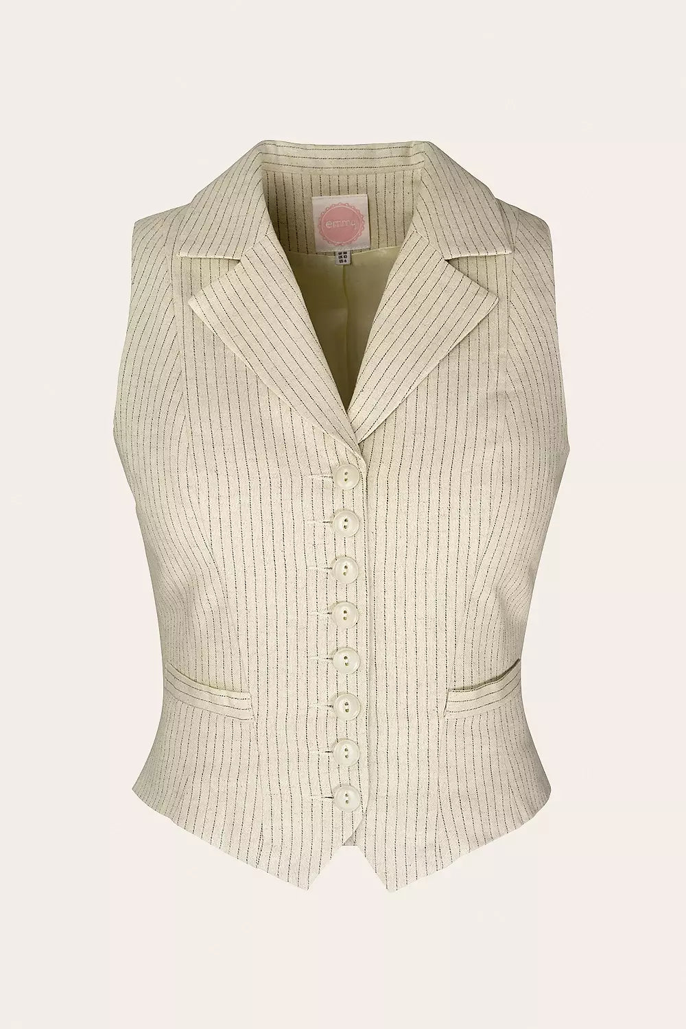 The Watchmaker´s Waistcoat - ivory pinstripe - Dotty&Dan