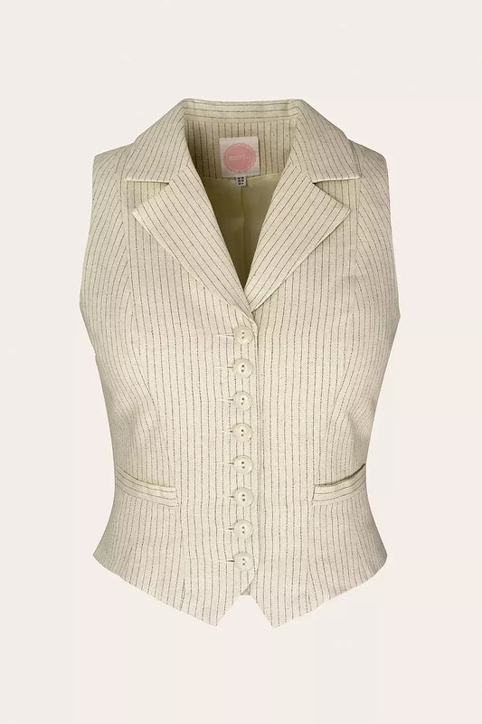 The Watchmaker´s Waistcoat - ivory pinstripe - Dotty&Dan