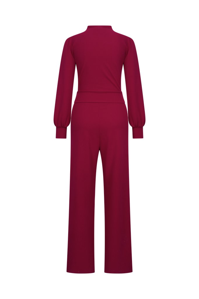 Emmylou Jumpsuit tricot deluxe - red - Dotty&Dan