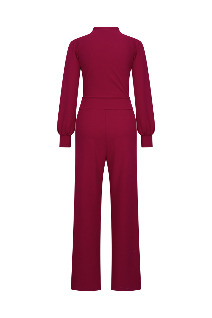 Emmylou Jumpsuit tricot deluxe - red