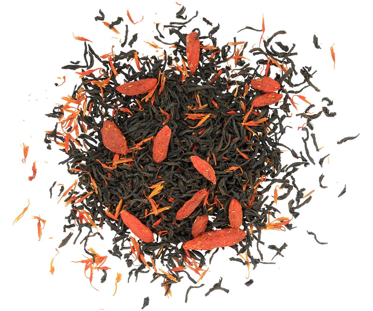 Premium Ceylon-Tee mit Goji, Vanille und Mandeln