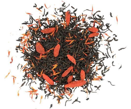 Premium Ceylon-Tee mit Goji, Vanille und Mandeln