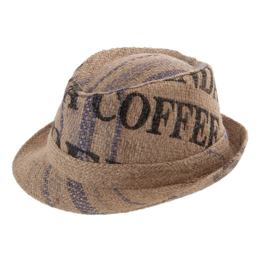 Upcycling Jute Trilby - aus Kaffesäcken - Dotty&Dan