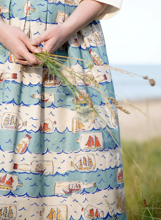 Florence Skirt - blue ships ahoy - Dotty&Dan