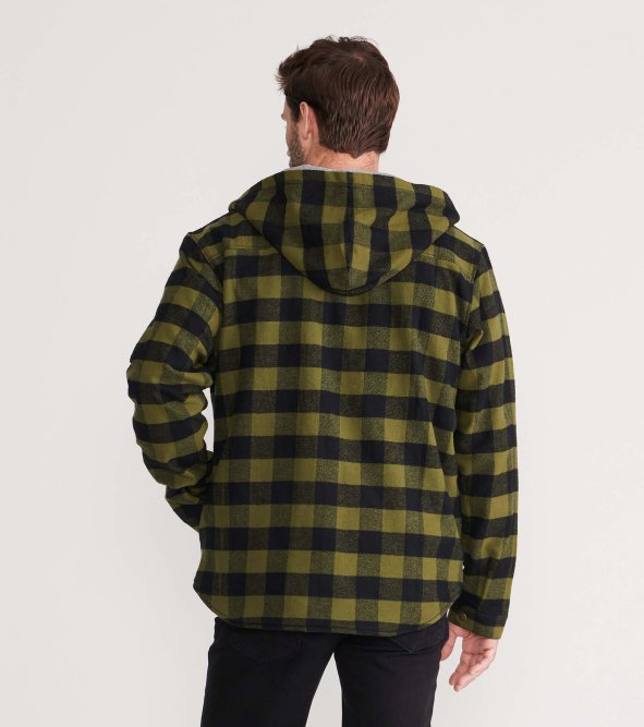 Forest Plaid Heritage Men´s Flannel Jacket - moos - Dotty&Dan