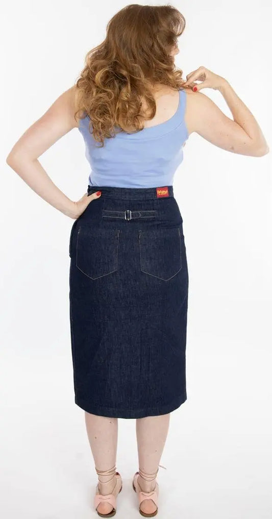 50s Jeansrock "Buckleback" - Dotty&Dan