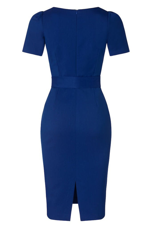 Helena Pencil Kleid ind königsblau - Dotty&Dan