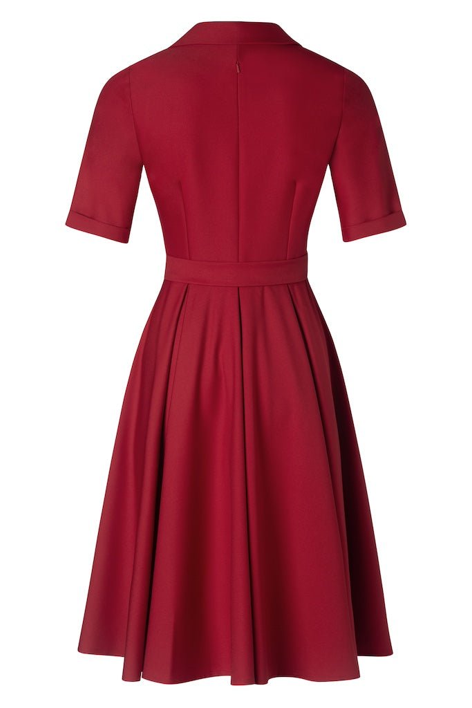 Glenda Swing Kleid in rot - Dotty&Dan