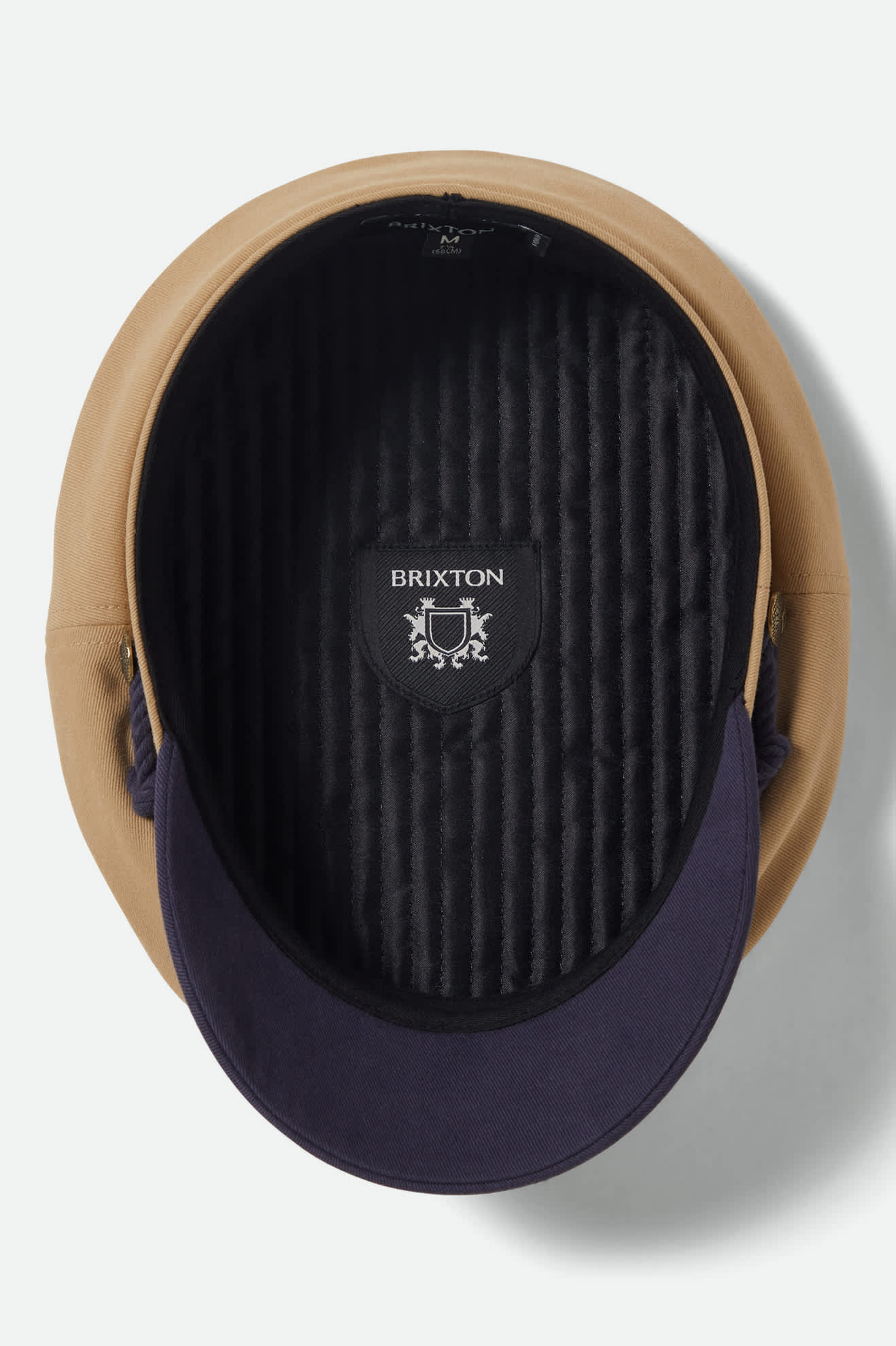 Klassische Fisherman’s Cap im 50s-Stil - sand/washed navy - Dotty&Dan