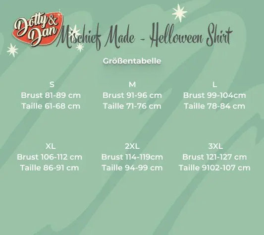 Halloween Pin up - Spinnennetz Raglan Shirt - schwarz/mustard - Dotty&Dan