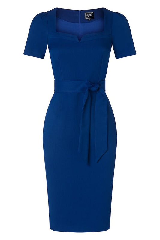 Helena Pencil Kleid ind königsblau - Dotty&Dan