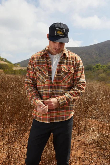 Hemd Bowery Heavy Weight L/S Flannel - Desert Palm - Dotty&Dan