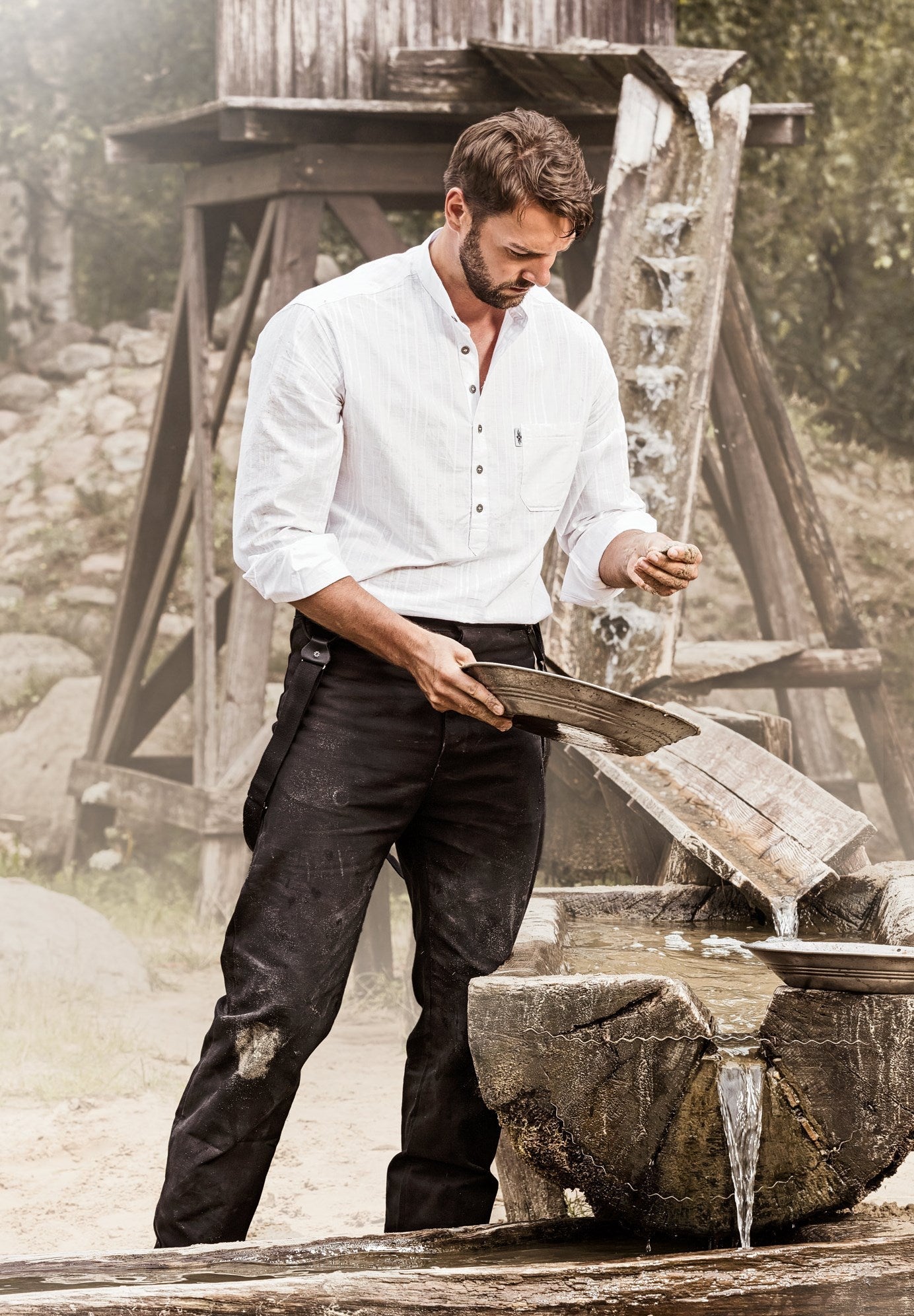 Hemd Farmer - weiß - Dotty&Dan