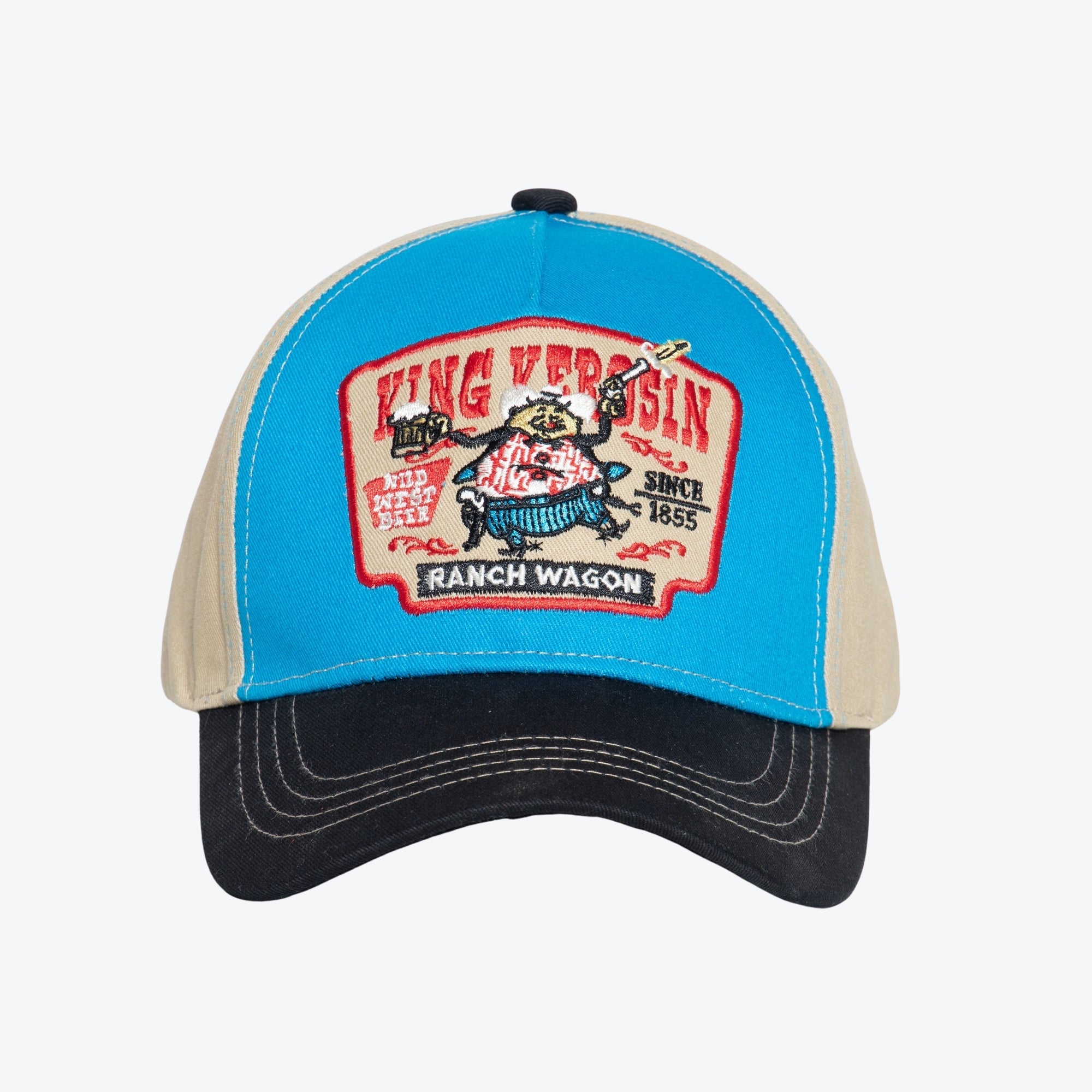 Herren Cap - Ranch Wagen - black/blue