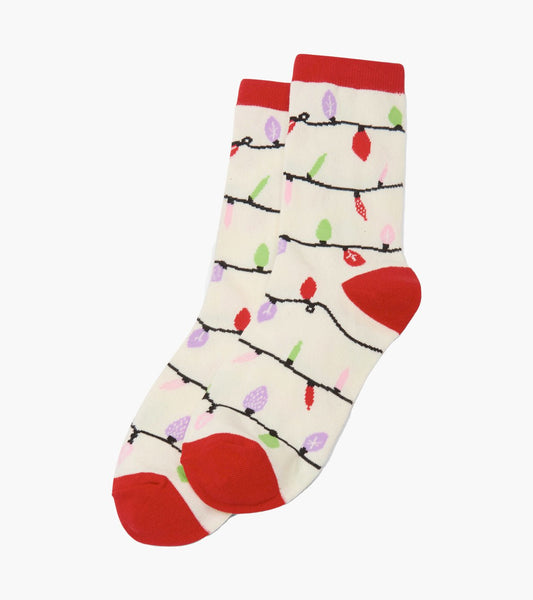 Holiday Lights Women´s Crew Socks - Dotty&Dan