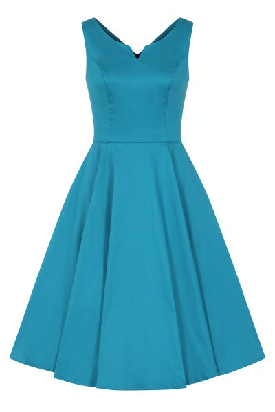 Vorderansicht Vivienne Kleid mit V-Ausschnitt