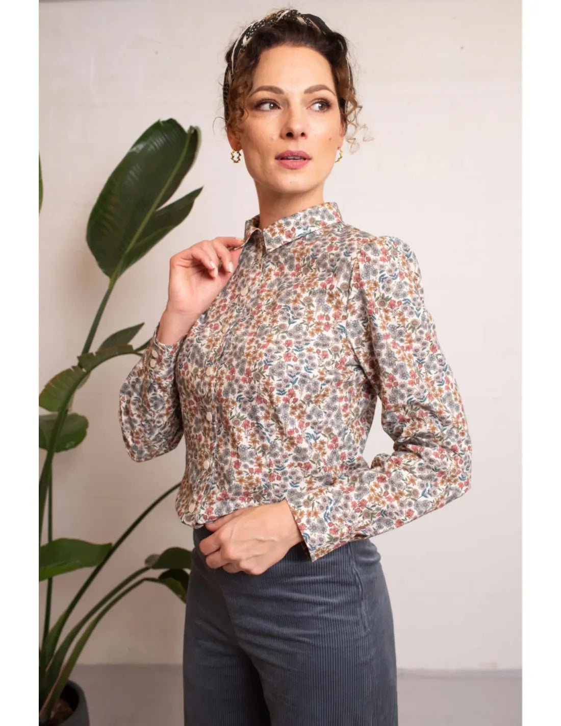 Jane Bluse - Viena Flowers - Dotty&Dan