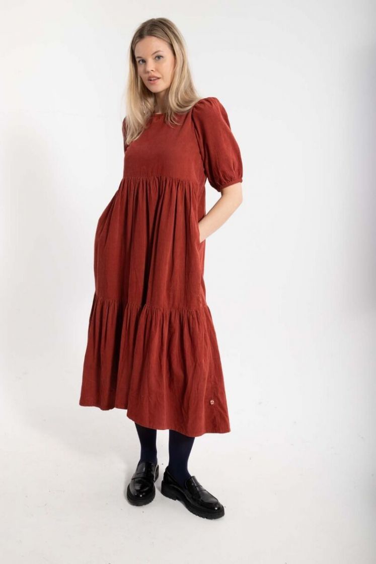 Juli Cord Kleid - old rose - Dotty&Dan