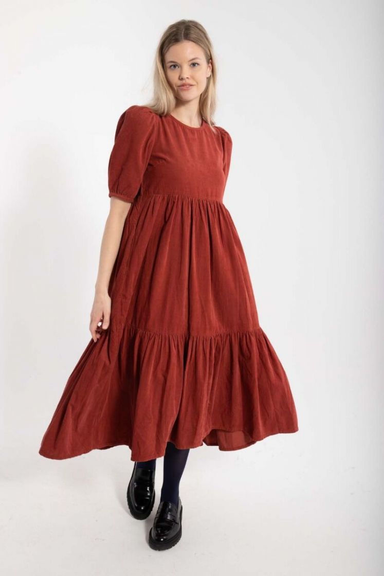 Juli Cord Kleid - old rose - Dotty&Dan