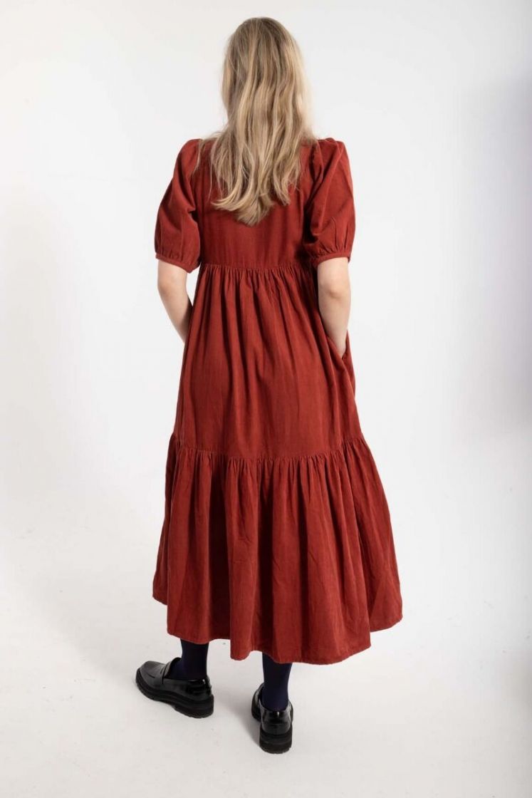 Juli Cord Kleid - old rose - Dotty&Dan